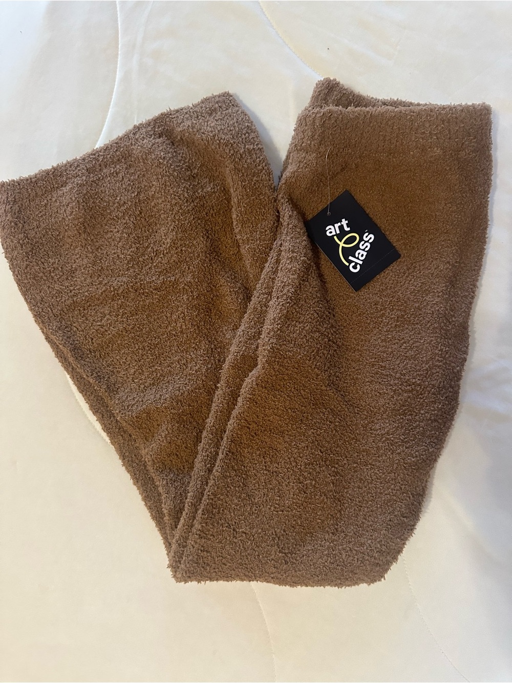 Target Brown Plush Fleece Sweatpants